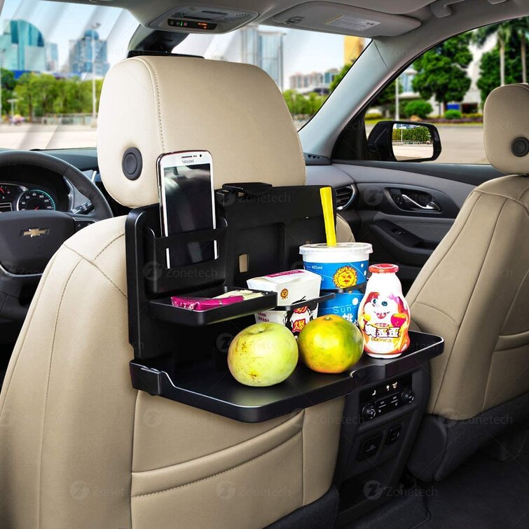 Folding car tray for deals food and snack